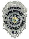 New Jersey Department of Corrections "OFFICER" Soft Badge Patch